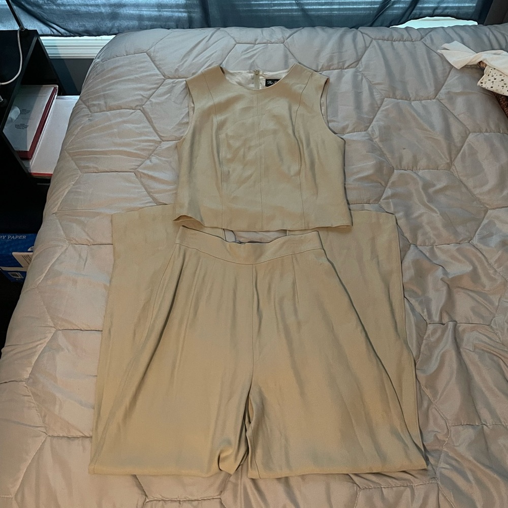 VINTAGE Dress Top and Pants Co-Ord Set
